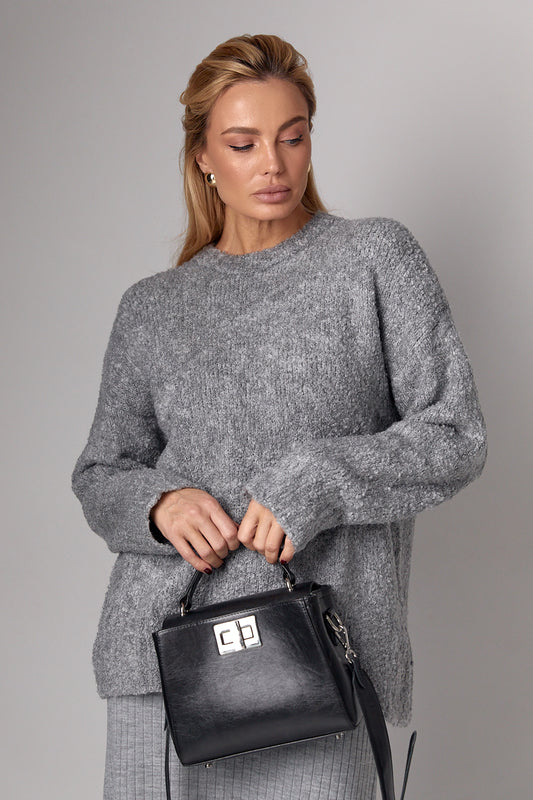 féminin подовжений в'яenаний джемпер oversize