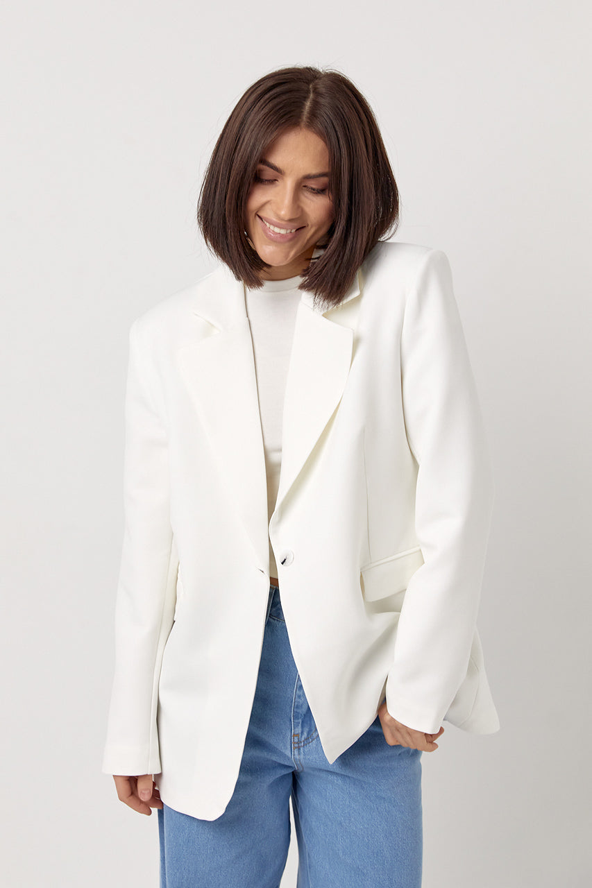 féminin прямий однотонний veste