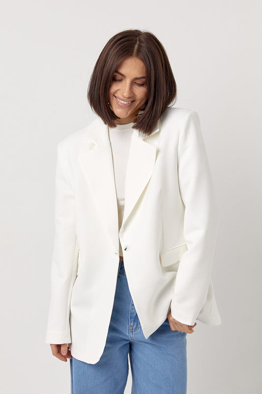 féminin прямий однотонний veste